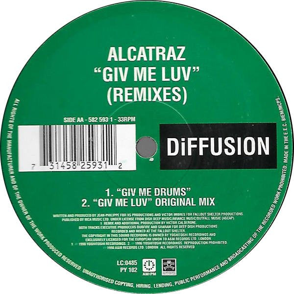 Giv Me Luv (Remixes) | Very Good Plus (VG+) Very Good Plus (VG+) Get Cheap Vinyl