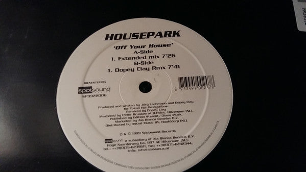 Off Your House | Very Good Plus (VG+) Generic Get Cheap Vinyl