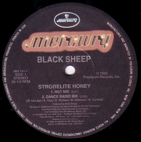 Strobelite Honey (Special Edition Remixes) | Very Good (VG) Generic Get Cheap Vinyl
