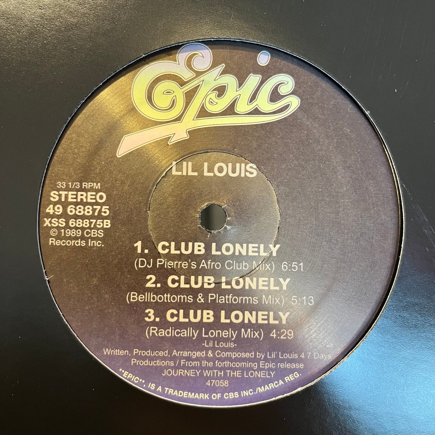 Club Lonely | Mint (M) Generic Get Cheap Vinyl