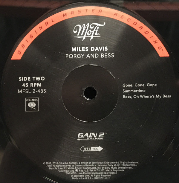 Porgy And Bess | Mint (M) Mint (M) Get Cheap Vinyl