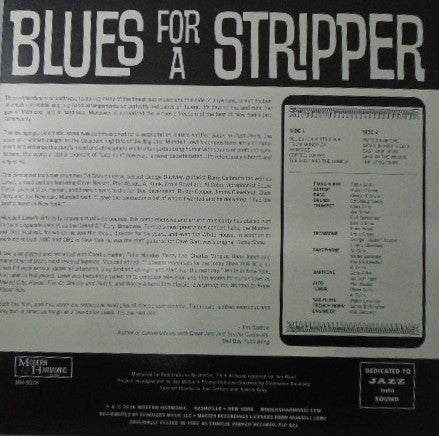 Blues For A Stripper (COLOR VINYL) | Mint (M) Mint (M) Get Cheap Vinyl