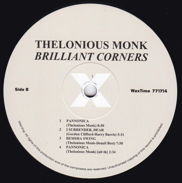 Brilliant Corners | Get Cheap Vinyl