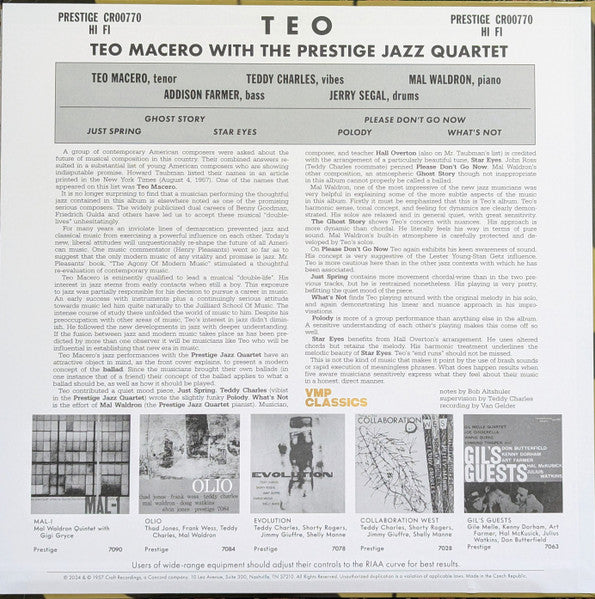 Teo (VINYL VMP) | Mint (M) Mint (M) Get Cheap Vinyl
