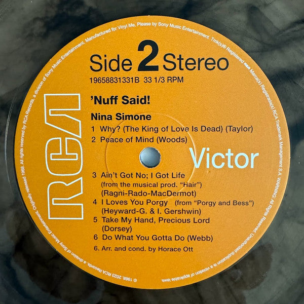 'Nuff Said! (VMP | BROWN MARBLE VINYL) | Mint (M) Mint (M) Get Cheap Vinyl