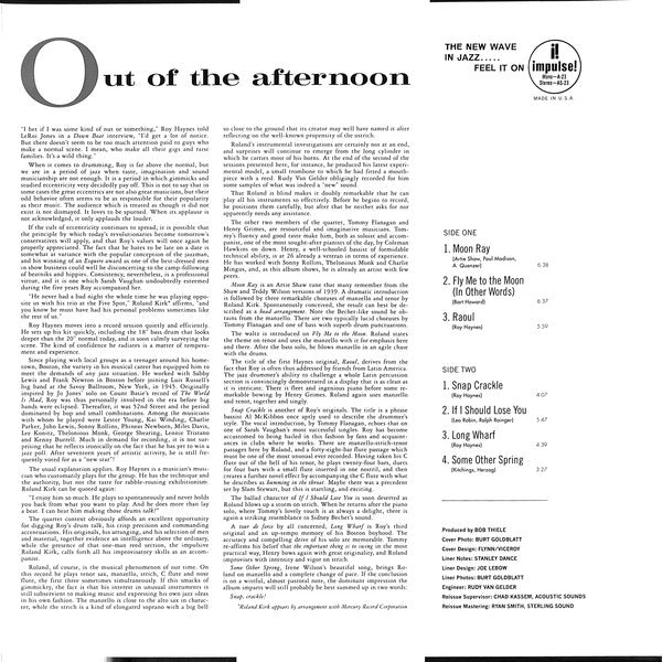 Out Of The Afternoon | Mint (M) Mint (M) Get Cheap Vinyl