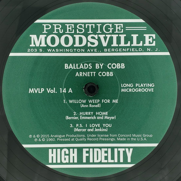 Ballads By Cobb | Mint (M) Mint (M) Get Cheap Vinyl