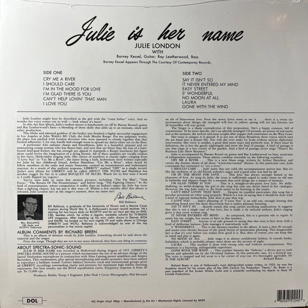 Julie Is Her Name (180g VINYL / 2025 REISSUE) | Mint (M) Mint (M) Get Cheap Vinyl