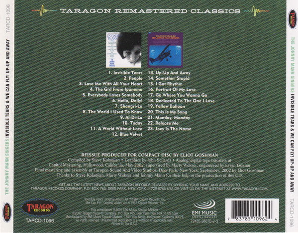 Invisible Tears / We Can Fly Up-Up And Away *CD* | Mint (M) Mint (M) Get Cheap Vinyl
