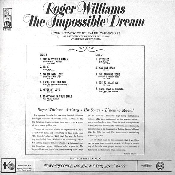 The Impossible Dream | Mint (M) Mint (M) Get Cheap Vinyl