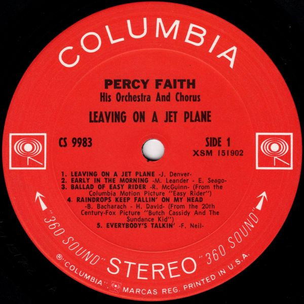 Leaving On A Jet Plane | Mint (M) Mint (M) Get Cheap Vinyl