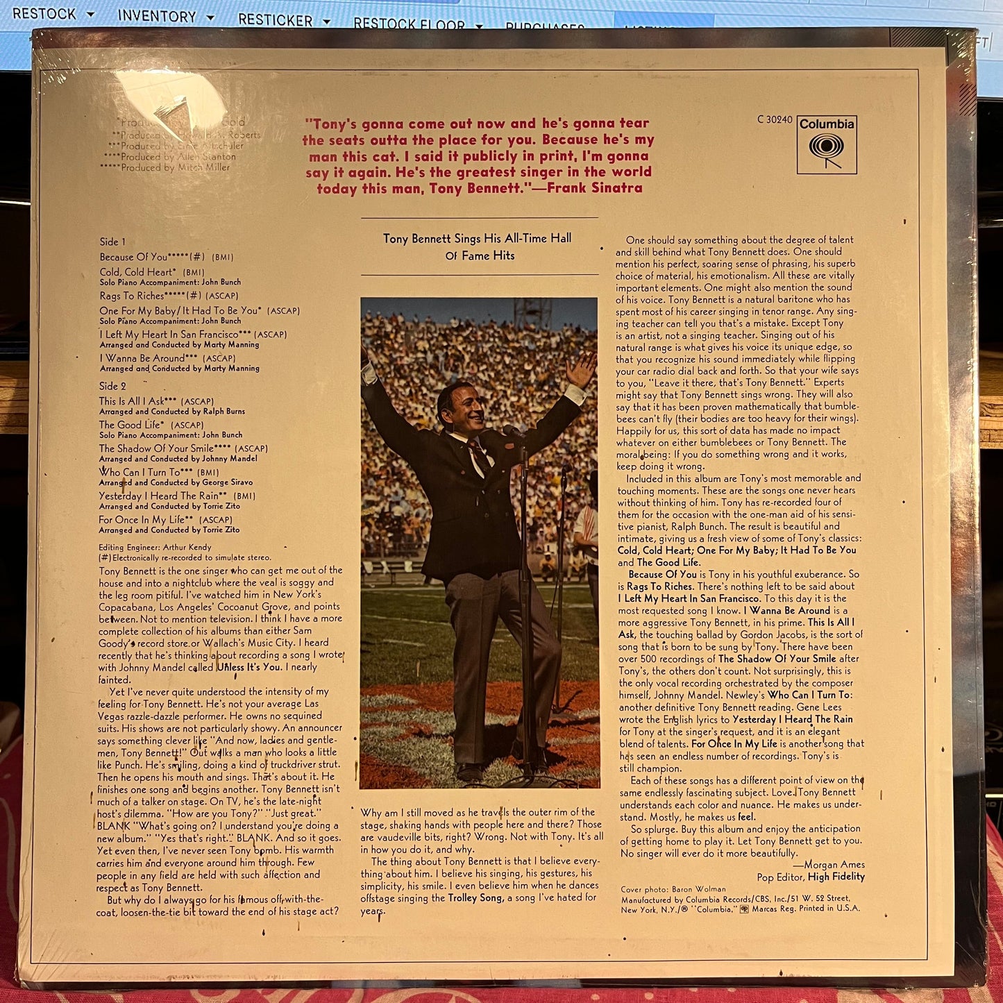 Sings His All-Time Hall Of Fame Hits | Mint (M) Mint (M) Get Cheap Vinyl
