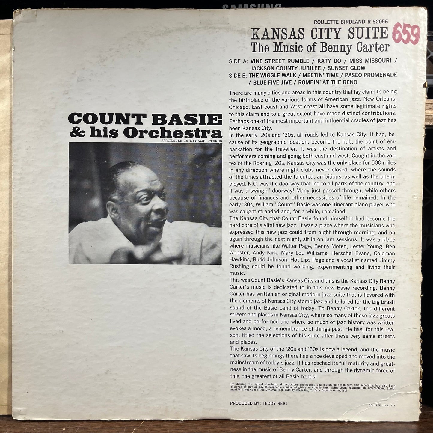 Kansas City Suite - The Music Of Benny Carter (LP) | Excellent+ (EX+) Very Good (VG) Get Cheap Vinyl