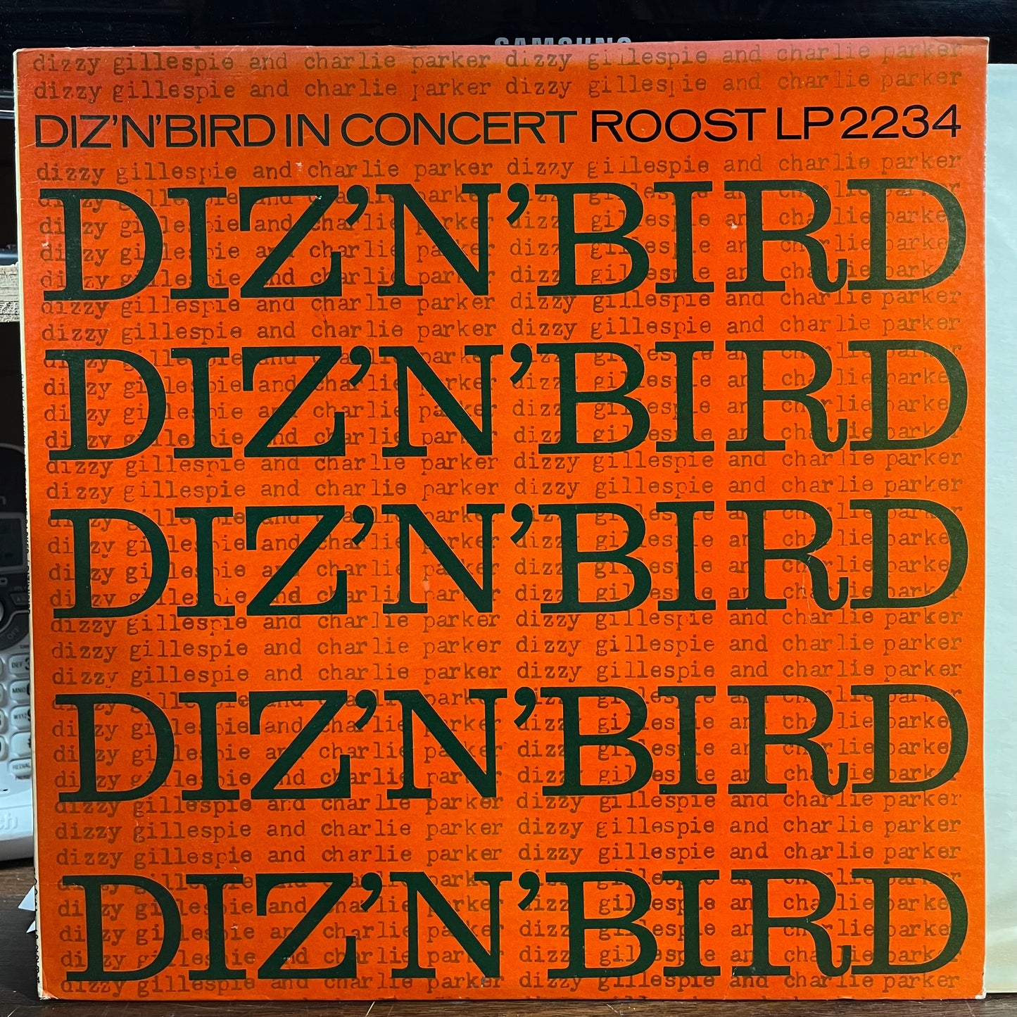 Diz 'N' Bird In Concert (VINYL) | Excellent+ (EX+) Near Mint- (NM-) Get Cheap Vinyl