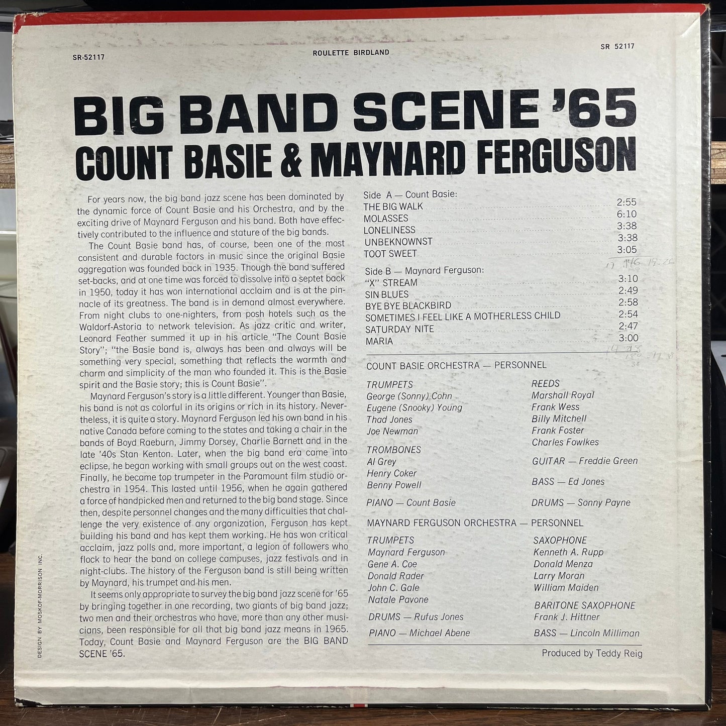 Big Band Scene '65 (LP) | Excellent (EX) Excellent (EX) Get Cheap Vinyl