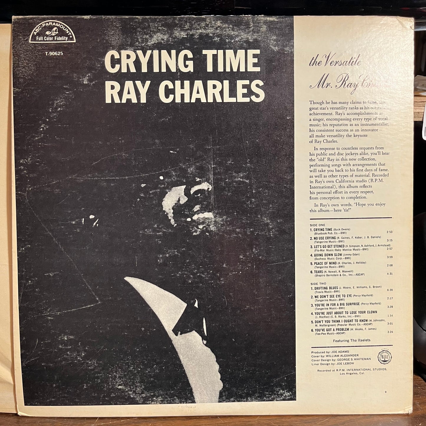Crying Time (VINYL) | Excellent (EX) Very Good Plus (VG+) Get Cheap Vinyl