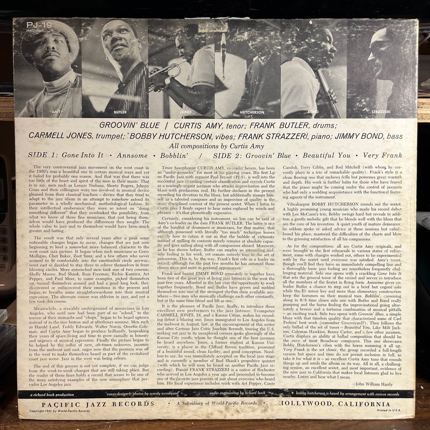 Groovin' Blue (VINYL) | Good Plus Plus (G++) Good Plus (G+) Get Cheap Vinyl