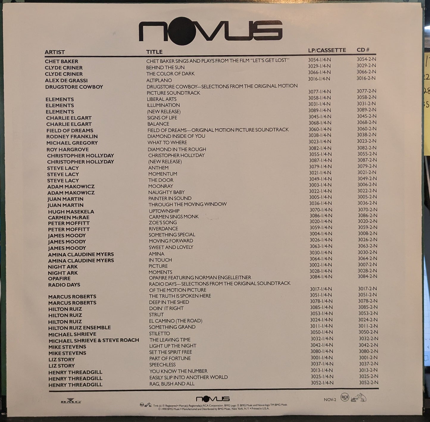 Carmen Sings Monk (VINYL) | Near Mint (NM) Near Mint (NM) Get Cheap Vinyl
