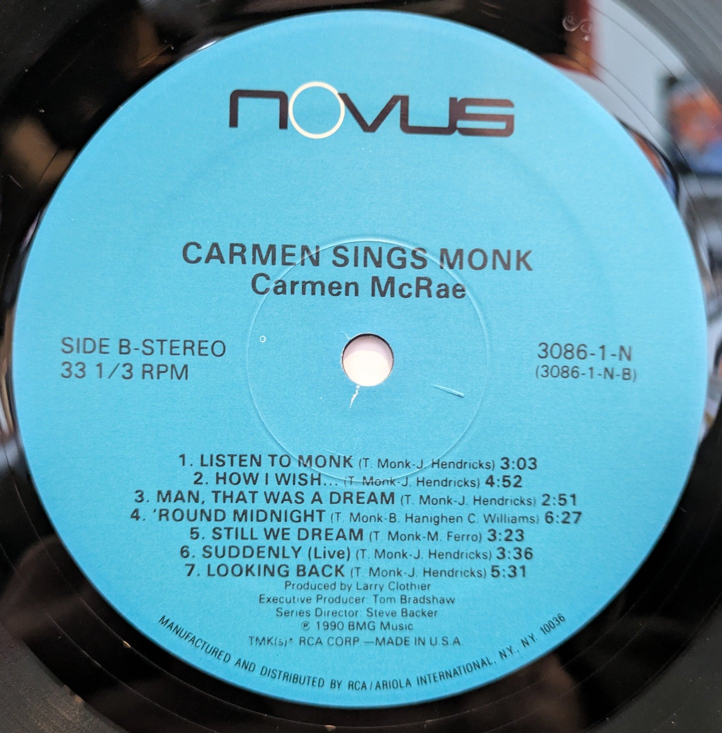 Carmen Sings Monk (VINYL) | Near Mint (NM) Near Mint (NM) Get Cheap Vinyl