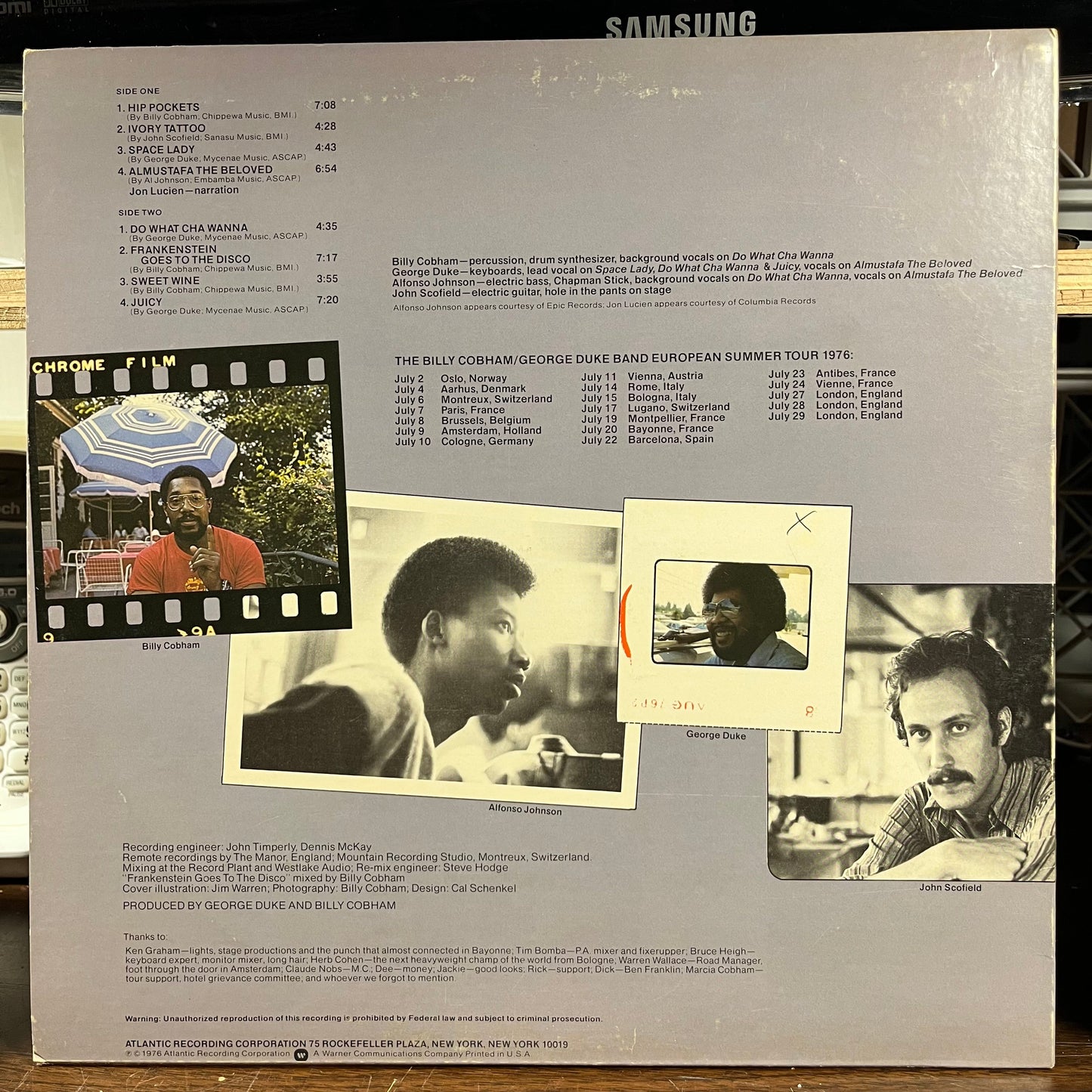 "Live" On Tour In Europe (LP) | Excellent (EX) Get Cheap Vinyl