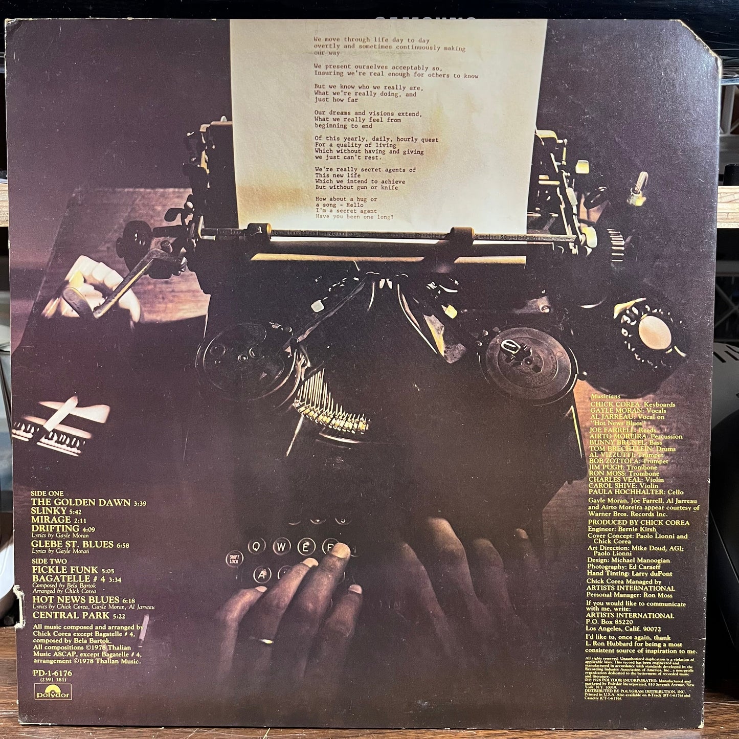 Secret Agent (VINYL) | Near Mint- (NM-) Excellent+ (EX+) Get Cheap Vinyl