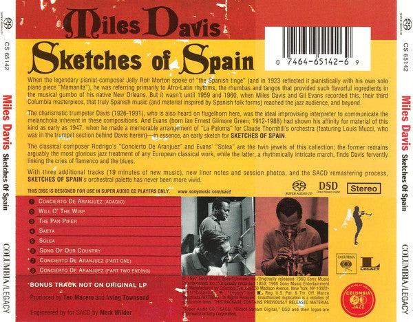 Sketches Of Spain (SACD) | Near Mint (NM) Near Mint (NM) Get Cheap Vinyl