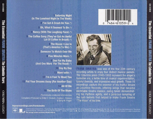 The Essential Frank Sinatra - The Columbia Years (CD) | Near Mint (NM) Near Mint (NM) Get Cheap Vinyl