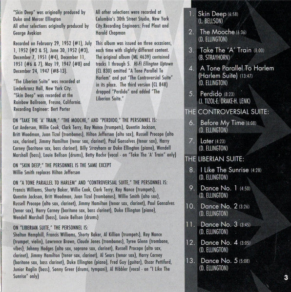 Ellington Uptown (CD) | Near Mint (NM or M-) Near Mint (NM or M-) Get Cheap Vinyl