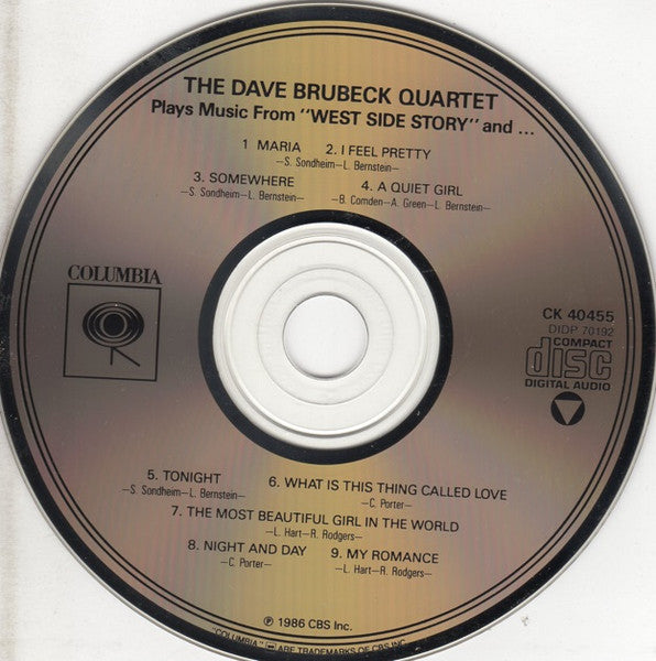 Plays Music From West Side Story And... (CD) | Near Mint (NM) Near Mint (NM) Get Cheap Vinyl