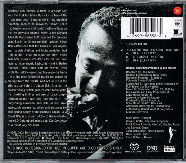 In A Silent Way *SACD* | Near Mint (NM) Near Mint (NM) Get Cheap Vinyl
