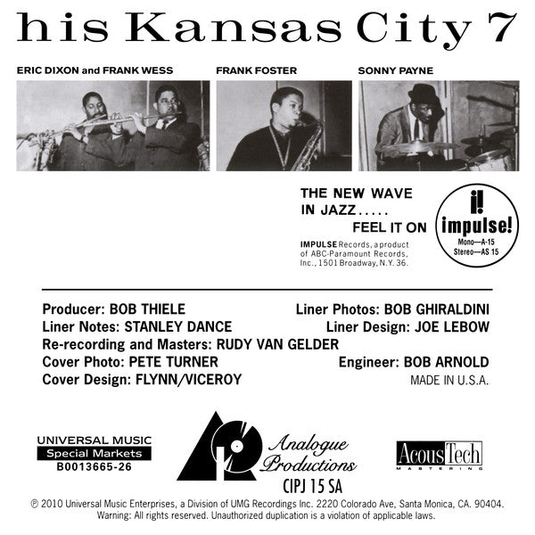 Count Basie And The Kansas City 7 (SACD) | Near Mint (NM or M-) Near Mint (NM or M-) Get Cheap Vinyl