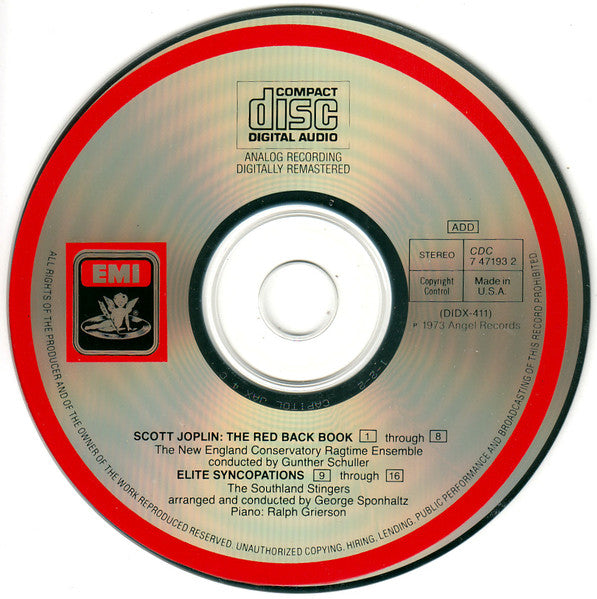 The Red Back Book · Elite Syncopations (CD) | Near Mint (NM) Near Mint (NM) Get Cheap Vinyl