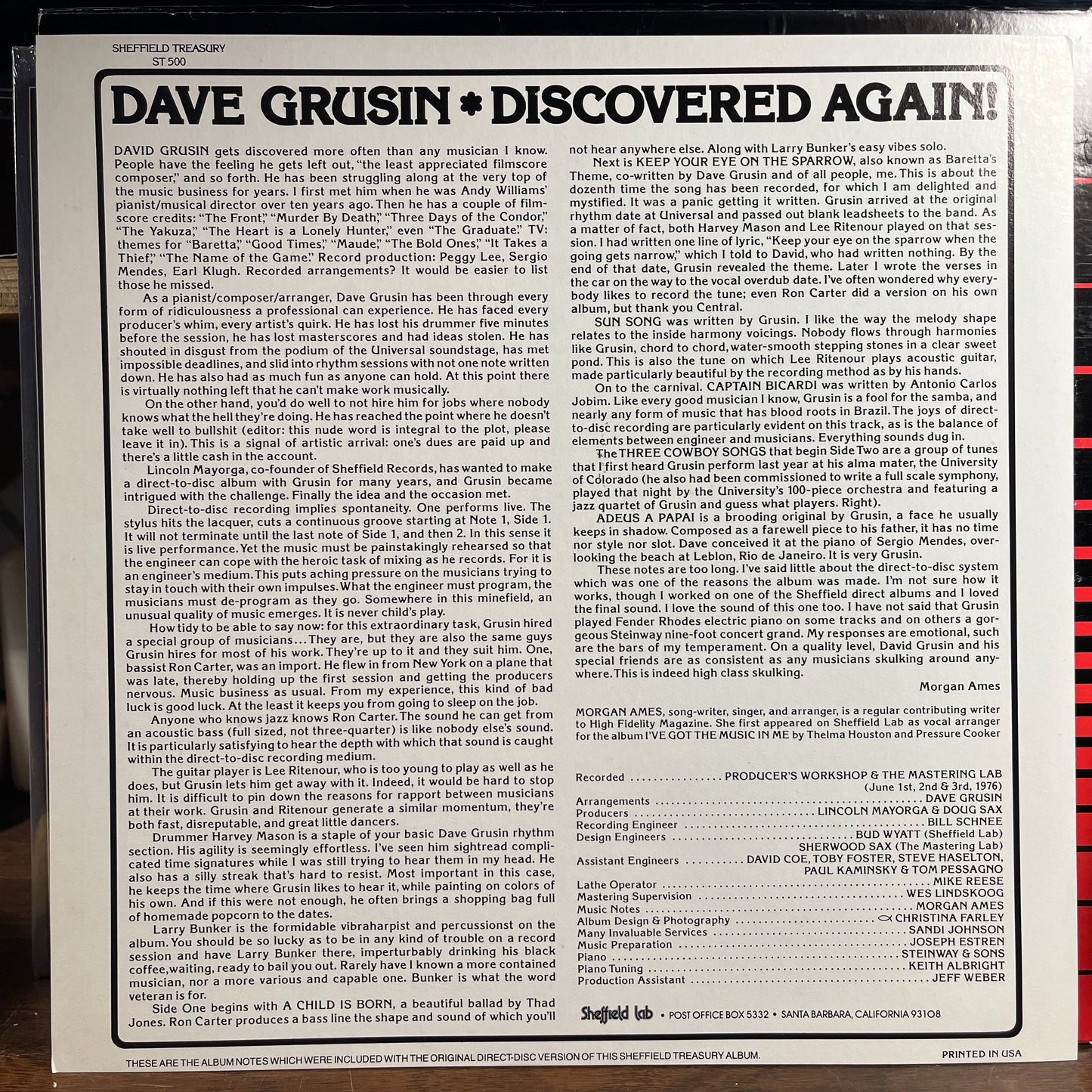 Discovered Again! (VINYL) | Near Mint (NM) Excellent+ (EX+) Get Cheap Vinyl