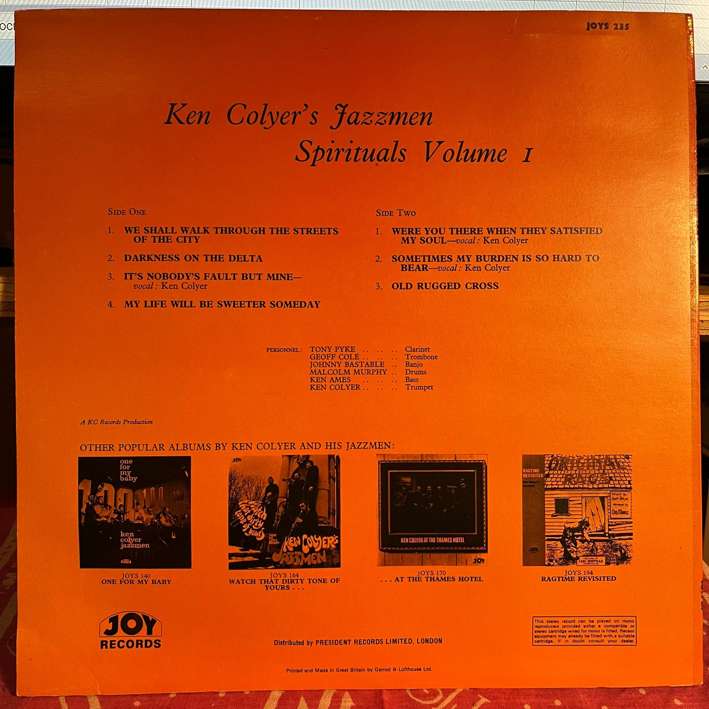 Spirituals Volume 1 *UK* | Near Mint (NM) Near Mint (NM) Get Cheap Vinyl