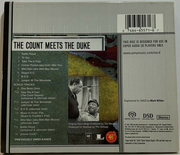 First Time! The Count Meets The Duke (SACD) | Near Mint (NM or M-) Near Mint (NM or M-) Get Cheap Vinyl