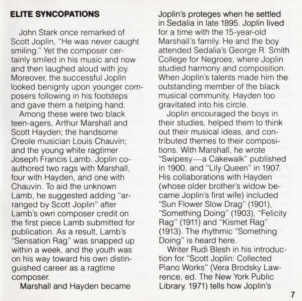 The Red Back Book · Elite Syncopations (CD) | Near Mint (NM) Near Mint (NM) Get Cheap Vinyl