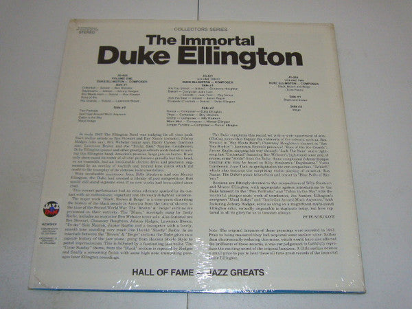 The Immortal Duke Ellington Volume 3 Of 3 Albums | Near Mint (NM) Near Mint (NM) Get Cheap Vinyl