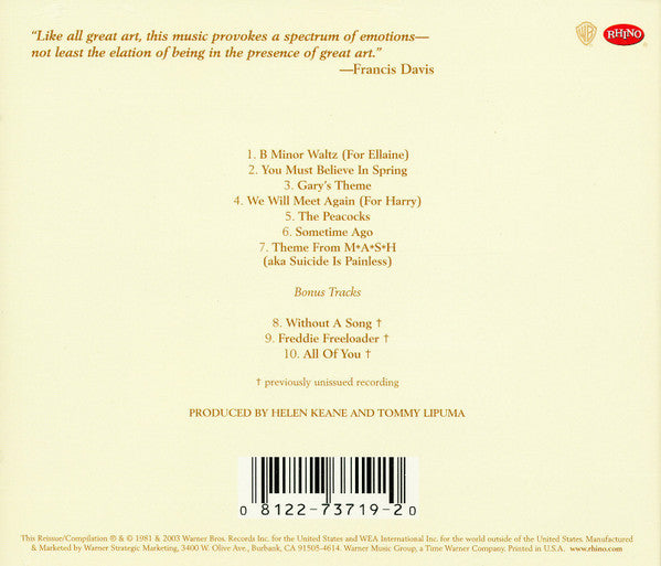 You Must Believe In Spring (CD) | Near Mint (NM) Near Mint (NM) Get Cheap Vinyl