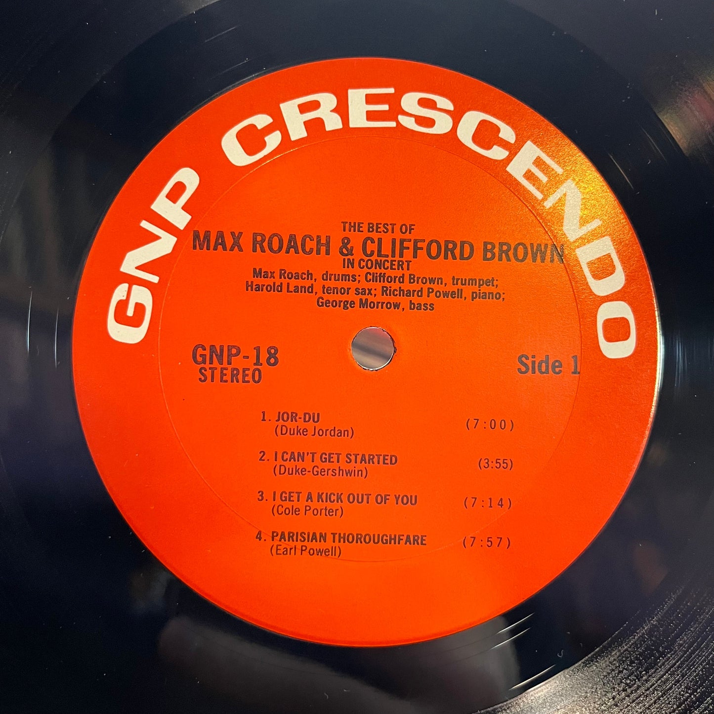 The Best Of Max Roach And Clifford Brown In Concert (VINYL) | Near Mint (NM) Near Mint (NM) Get Cheap Vinyl