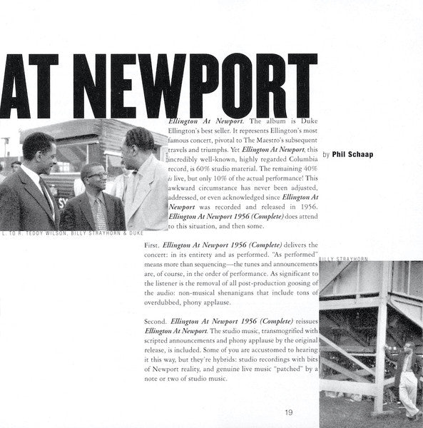 Ellington At Newport 1956 (Complete) (2xCD) | Near Mint (NM or M-) Near Mint (NM or M-) Get Cheap Vinyl
