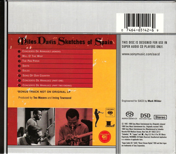 Sketches Of Spain (SACD) | Near Mint (NM) Near Mint (NM) Get Cheap Vinyl