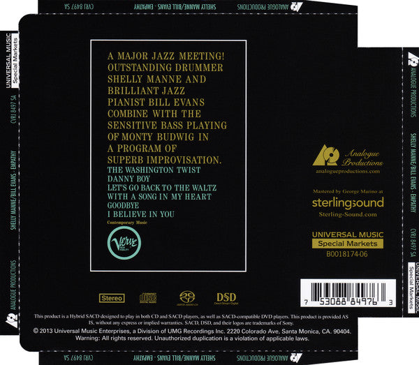 Empathy (SACD) | Near Mint (NM or M-) Near Mint (NM or M-) Get Cheap Vinyl