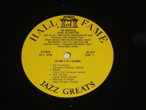 The Immortal Duke Ellington Volume 3 Of 3 Albums | Near Mint (NM) Near Mint (NM) Get Cheap Vinyl