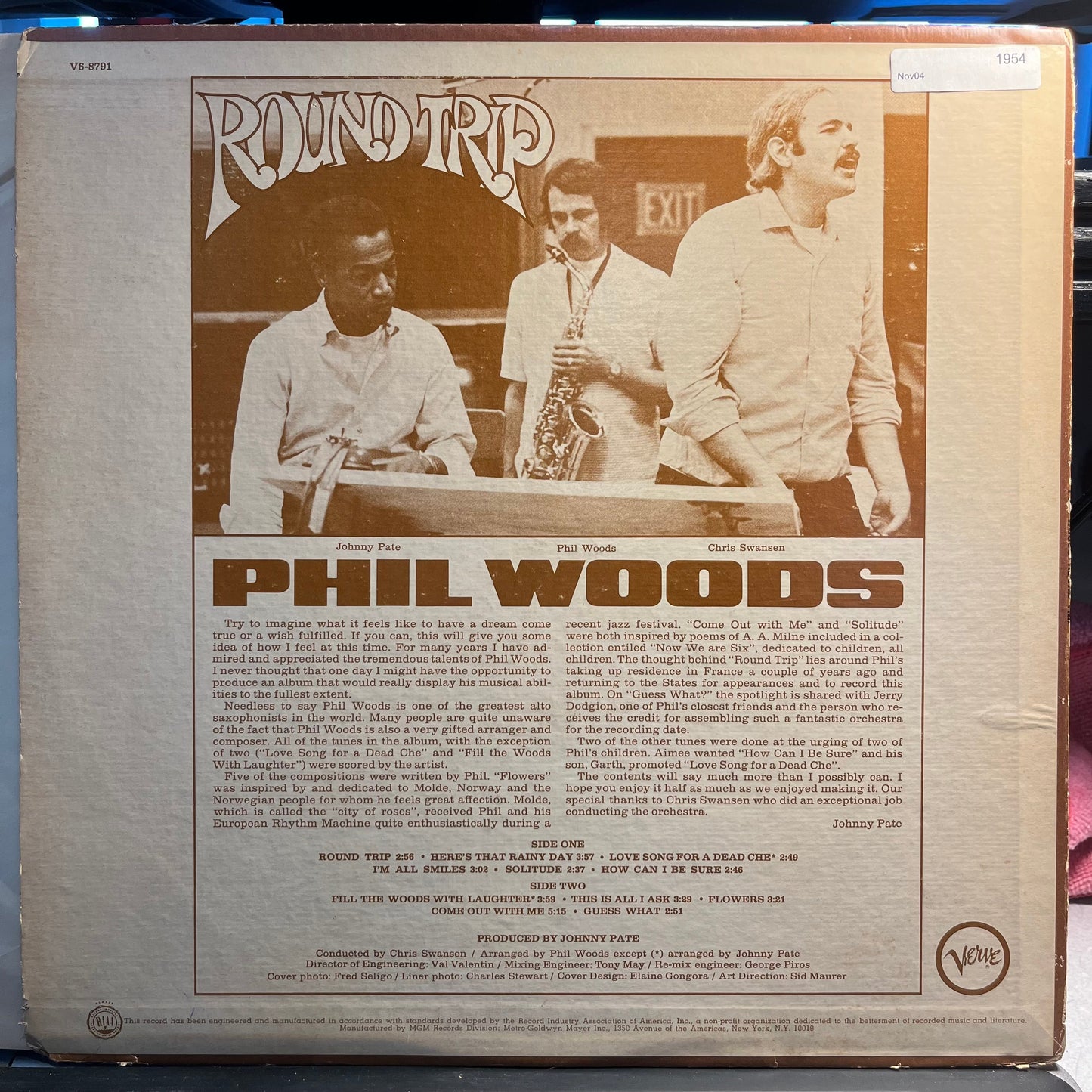 Round Trip *PROMO* | Very Good Plus (VG+) Very Good Plus (VG+) Get Cheap Vinyl