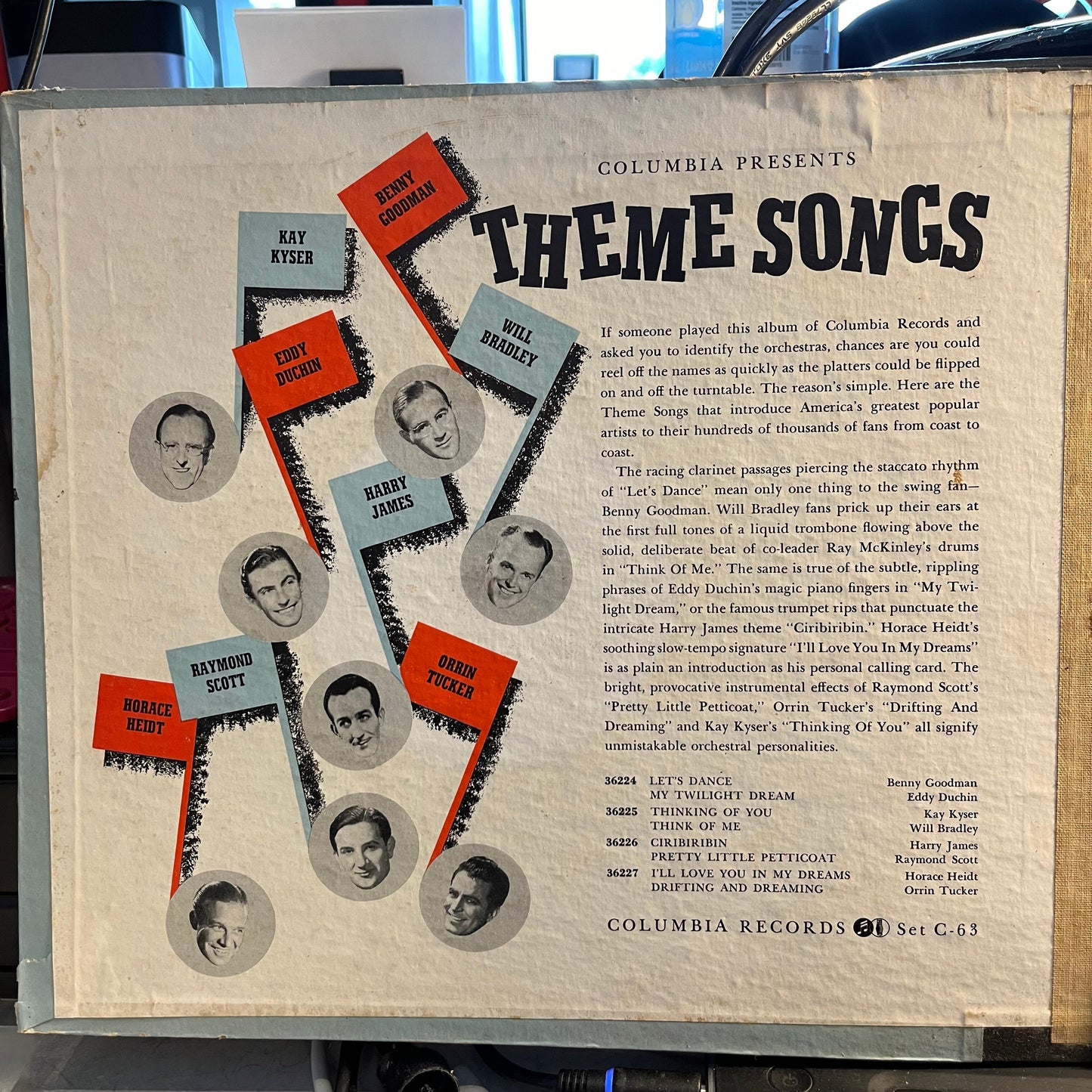 Columbia Presents Theme Songs *4X78 BOOK* | Very Good Plus (VG+) Very Good (VG) Get Cheap Vinyl