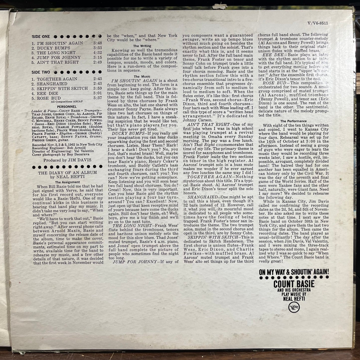 On My Way & Shoutin' Again! (LP) | Very Good (VG) Excellent (EX) Get Cheap Vinyl