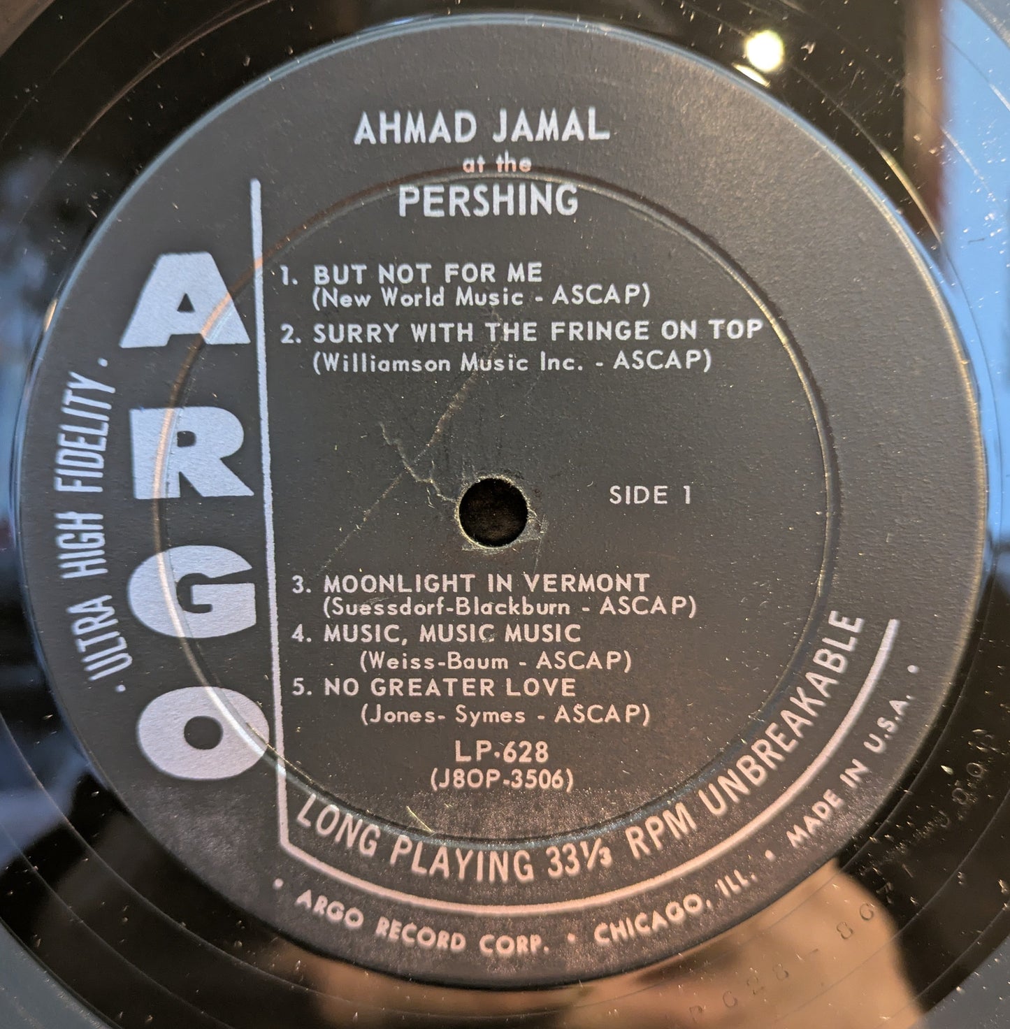 Ahmad Jamal Trio At The Pershing (But Not For Me) (VINYL) | Very Good (VG) Very Good Plus (VG+) Get Cheap Vinyl
