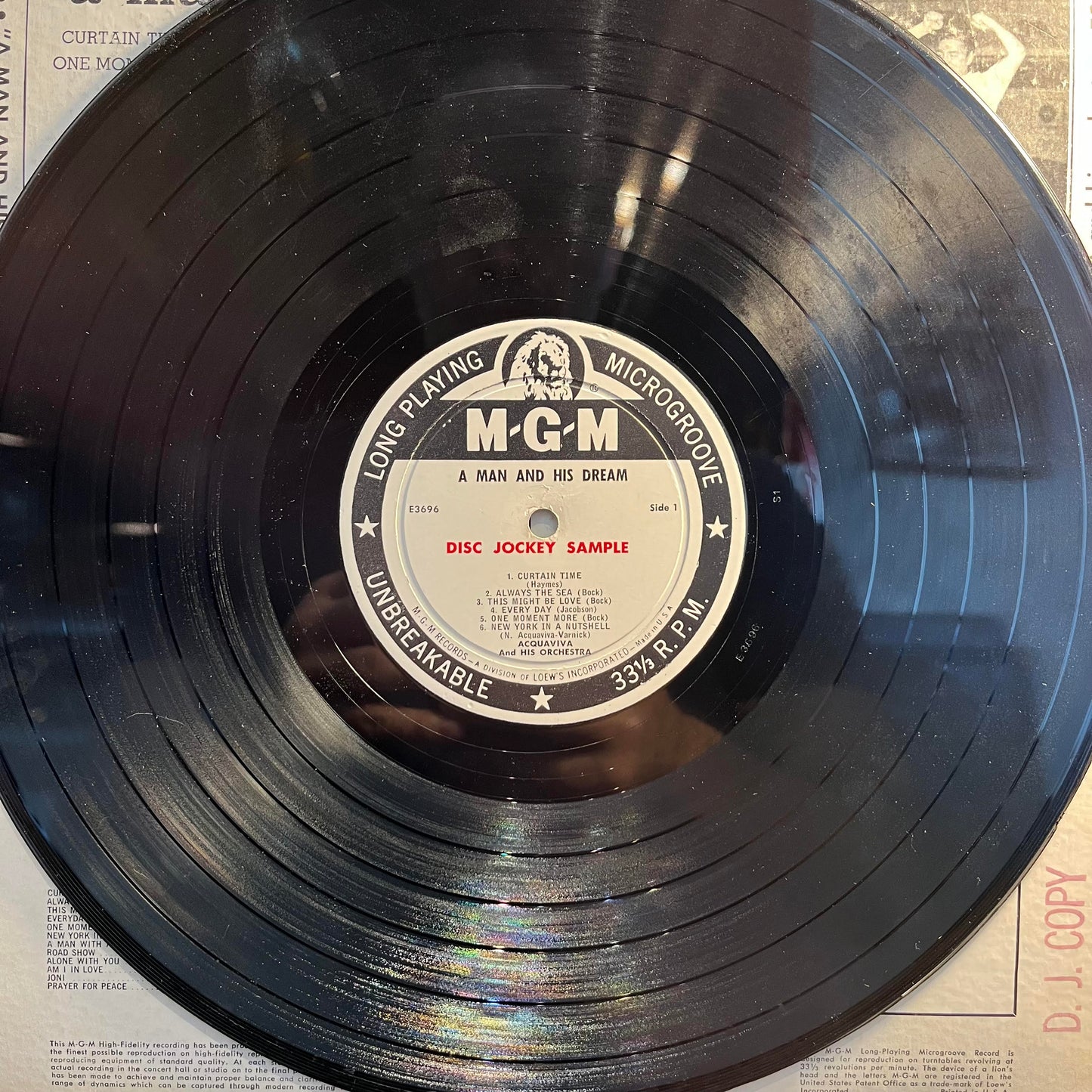 A Man And His Dream *PROMO* | Very Good (VG) Very Good (VG) Get Cheap Vinyl