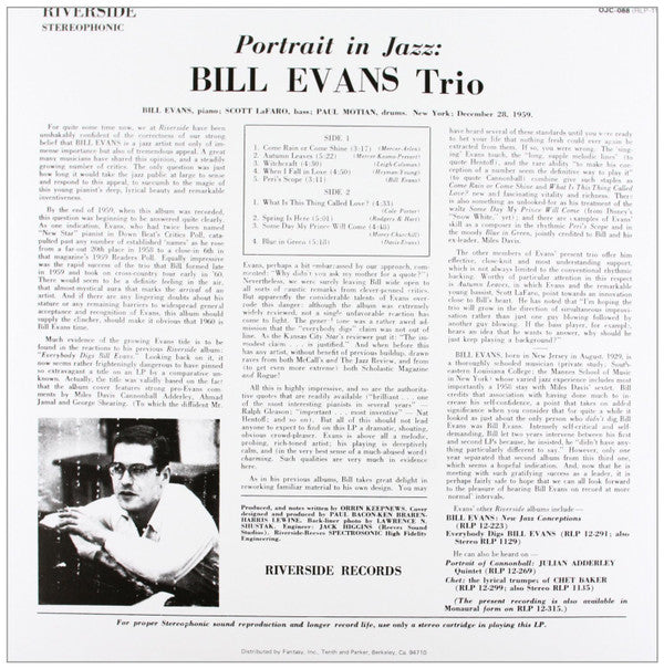 Portrait In Jazz | Mint (M) Mint (M) Get Cheap Vinyl