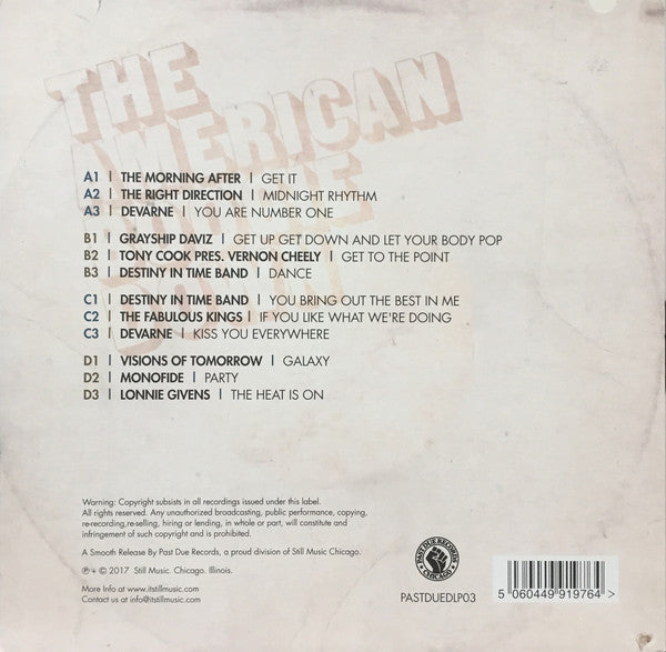 The American Boogie Down (A Special Collection Of Lost Disco, Funk & Boogie) | Mint (M) Very Good Plus (VG+) Get Cheap Vinyl